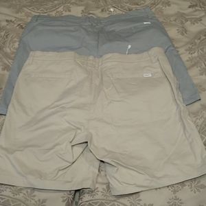 Set of 2 Eubi Stretch chino shorts size XL
